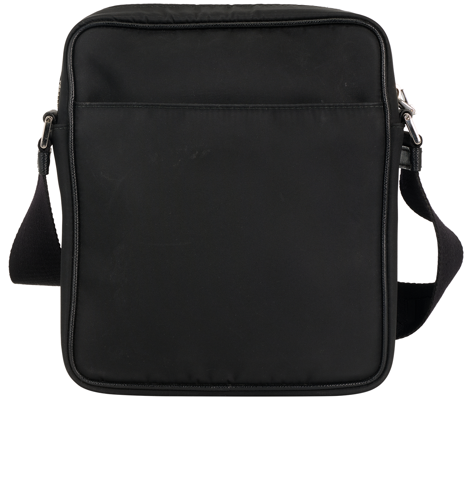 Milano Crossbody, &pound;310, Handbags, Black, Nylon, Back view